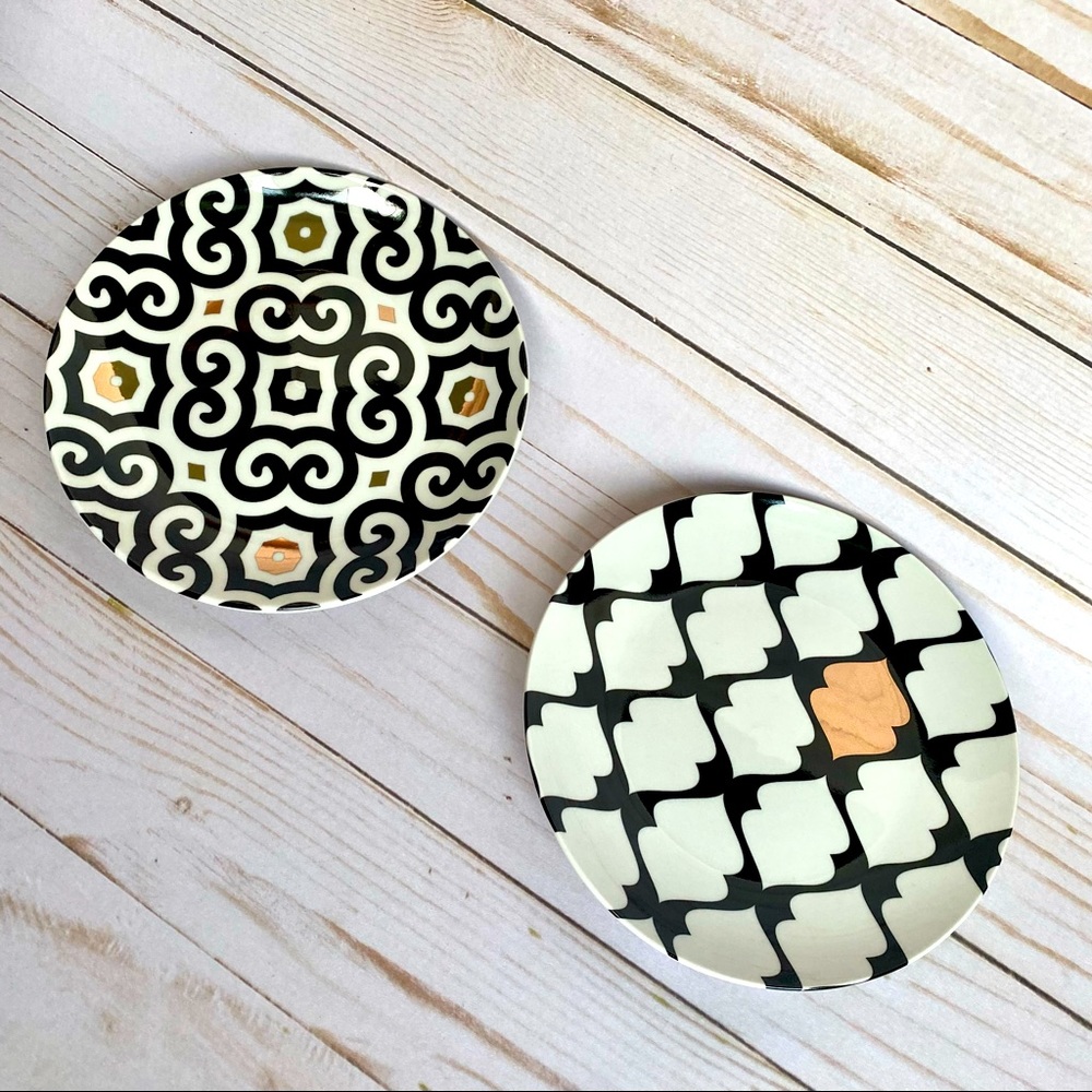 14k Gold Designer Plate Set